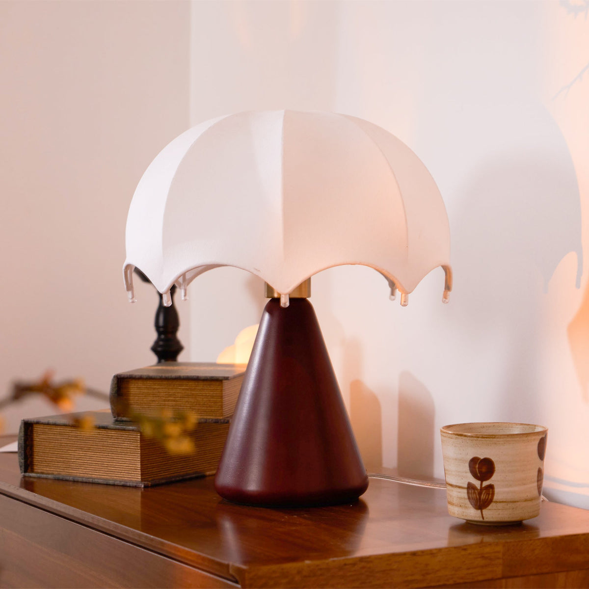 Soruette Umbrella Silk Table Lamp