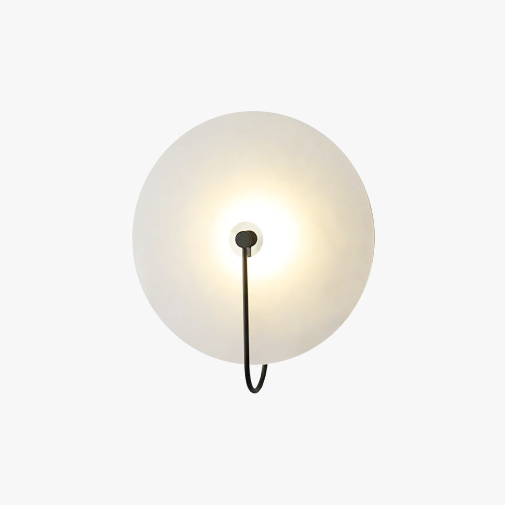 Kristy Alabaster LED Wall Lamp Round Iconic Circular-Relic Pieces