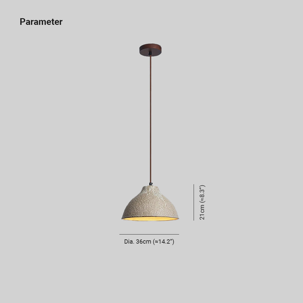Vegokol Textured Ceramic Pendant Light