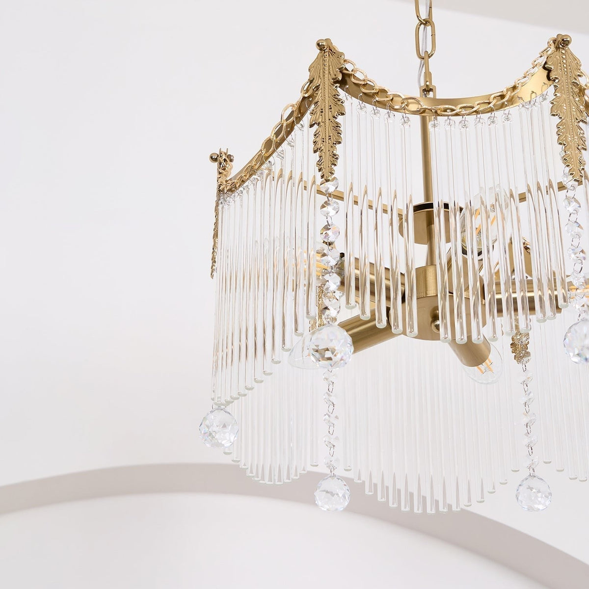 Higuvil Chandeliers Luxurious Glass Farmhouse