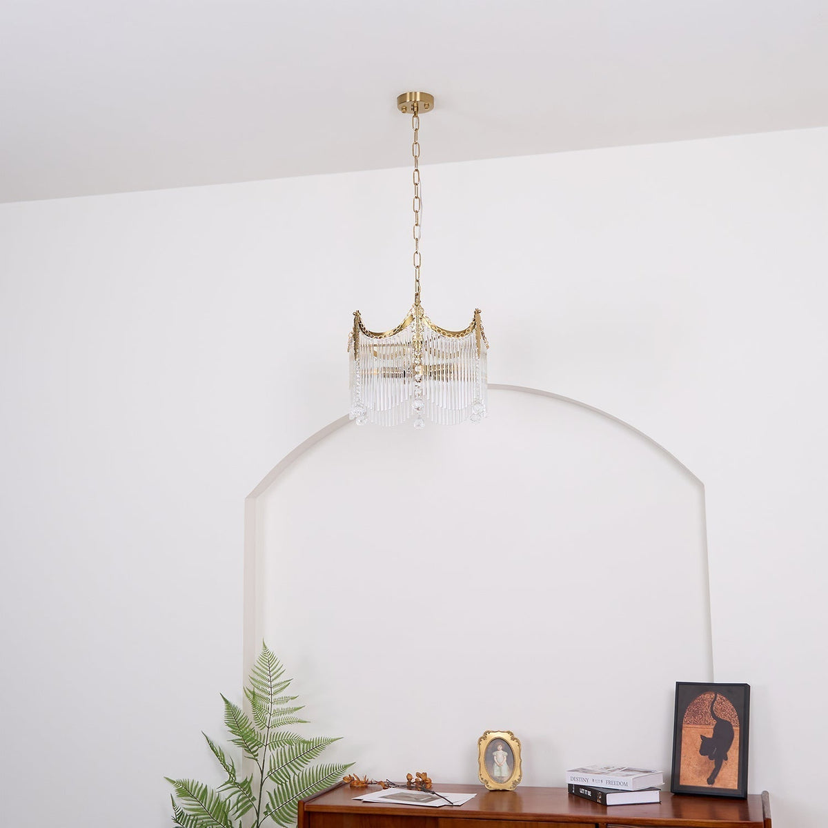 Higuvil Chandeliers Luxurious Glass Farmhouse