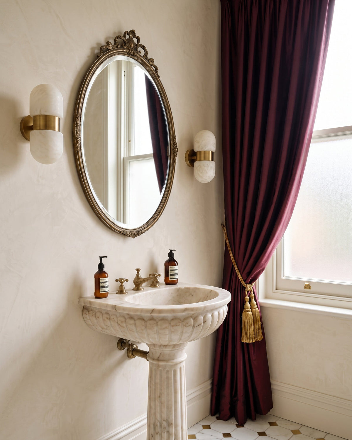Jorrenhurst Alabaster Wall Sconce