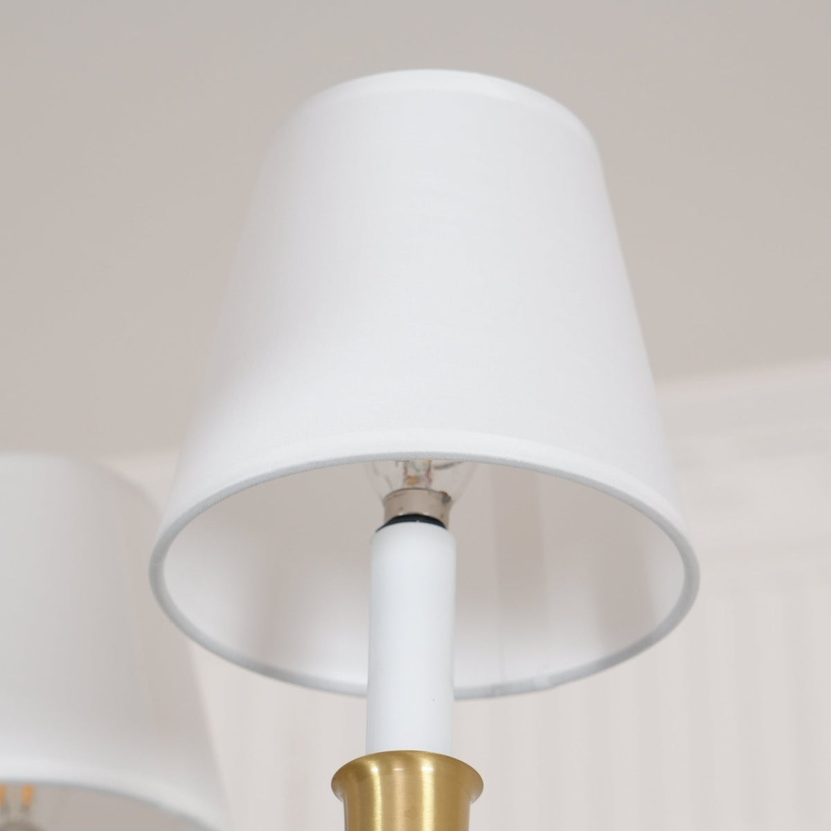 Jitanus Chandelier Luxury Brass Fabric