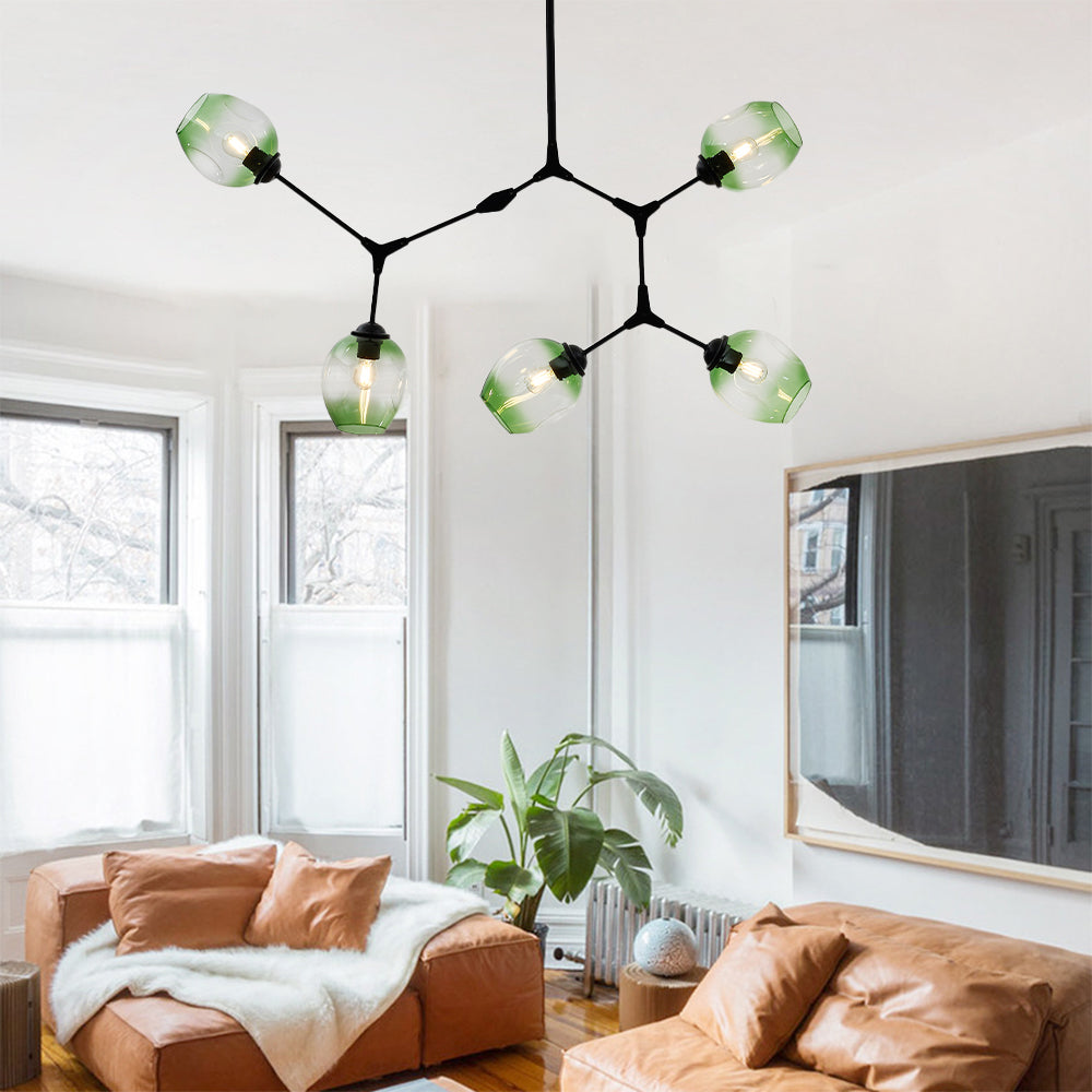 Zerin Nordic Modern Glass Pendant Light Clear Bubble-Relic Pieces