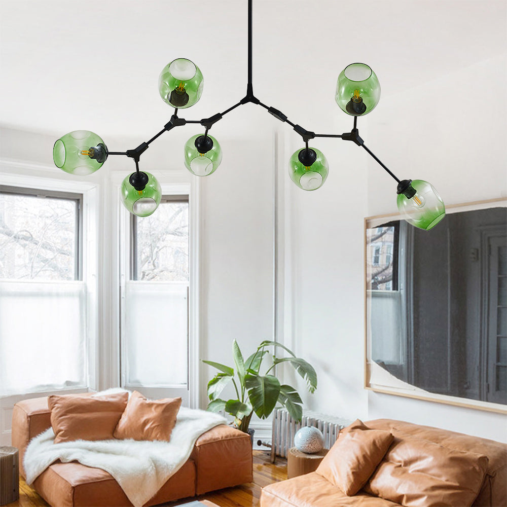 Zerin Nordic Modern Glass Pendant Light Clear Bubble-Relic Pieces