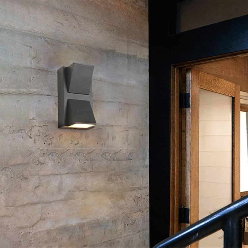 Terin Modern Black LED Outdoor Wall Lamp-Relic Pieces