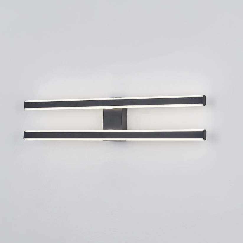 Lusomok Modern Minimaliste Flush Mount Ceiling Light, Double-Linear
