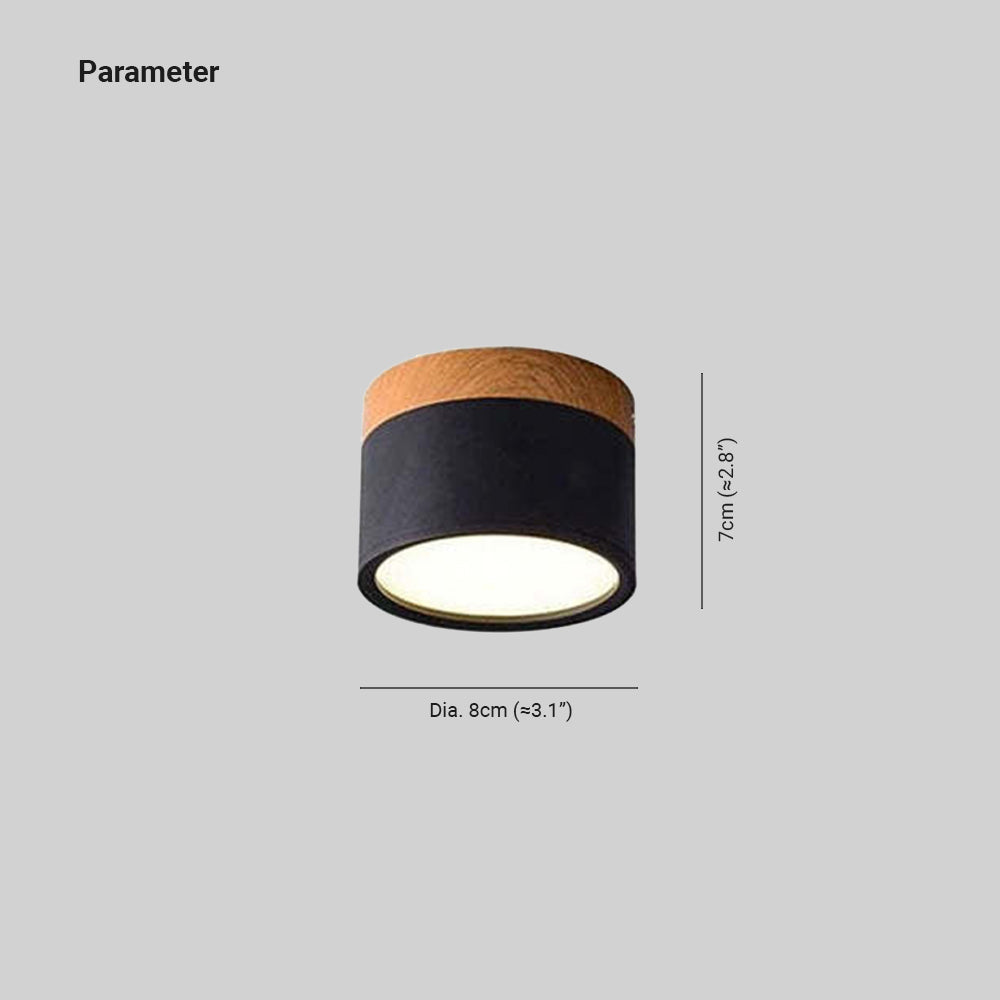 Luxin Cylindrical Flush Mount Ceiling Light-Relic Pieces