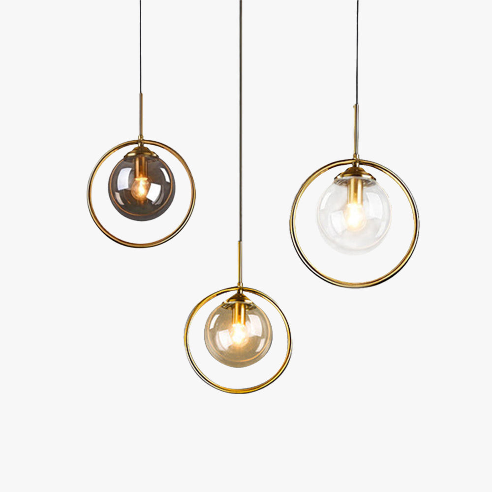 Neo Glass Pendant Light with a Ring-Relic Pieces