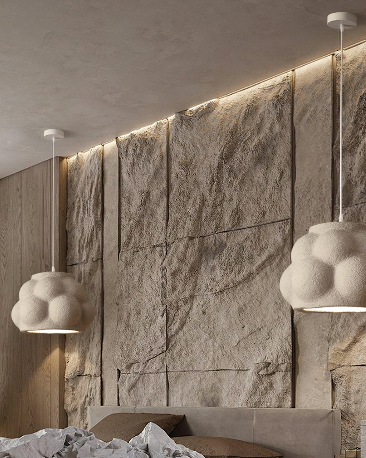Mossy Wabi Sabi Pendant Light