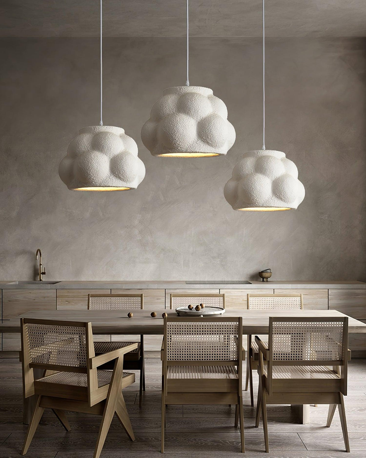 Mossy Wabi Sabi Pendant Light