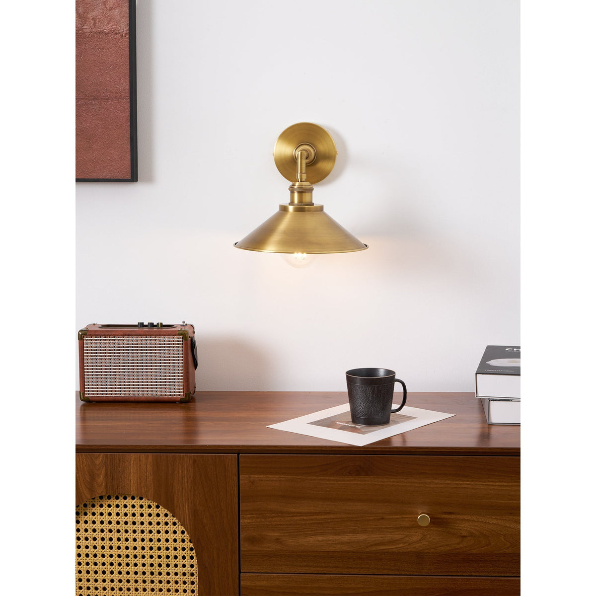 Osile Brass Wall Lamp