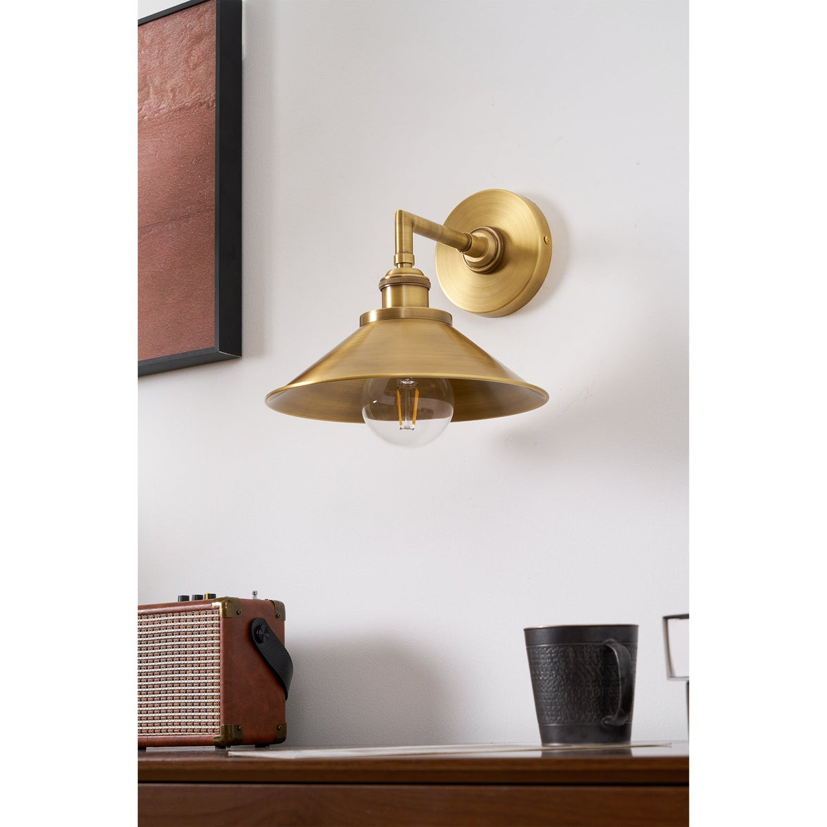 Osile Brass Wall Lamp