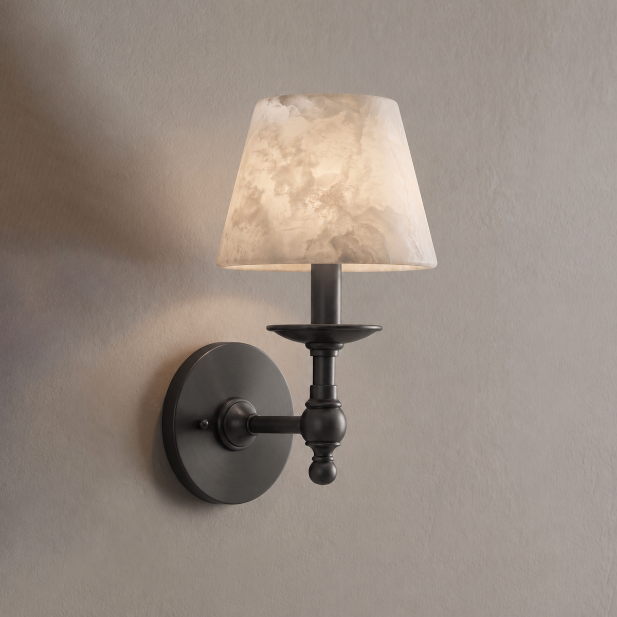 Corvenford Alabaster Wall Sconce