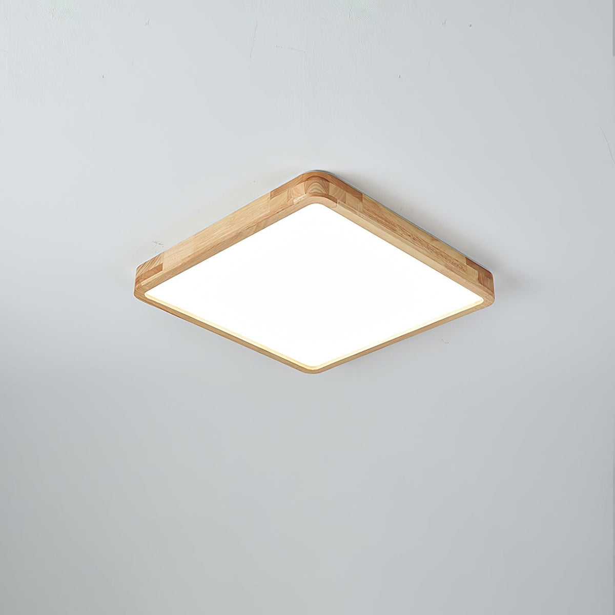 Delebom Wooden Geometric Ceiling Light