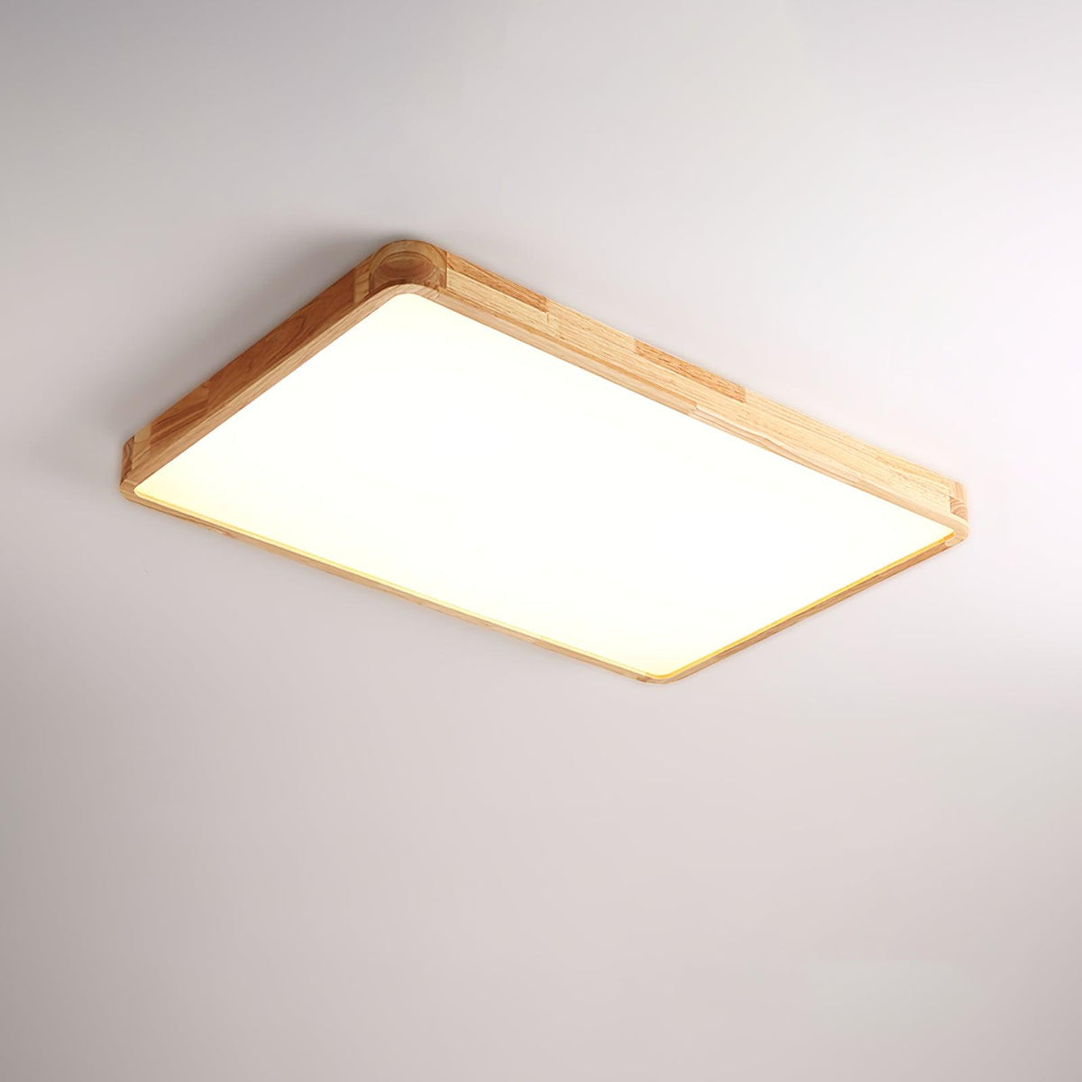 Delebom Wooden Geometric Ceiling Light