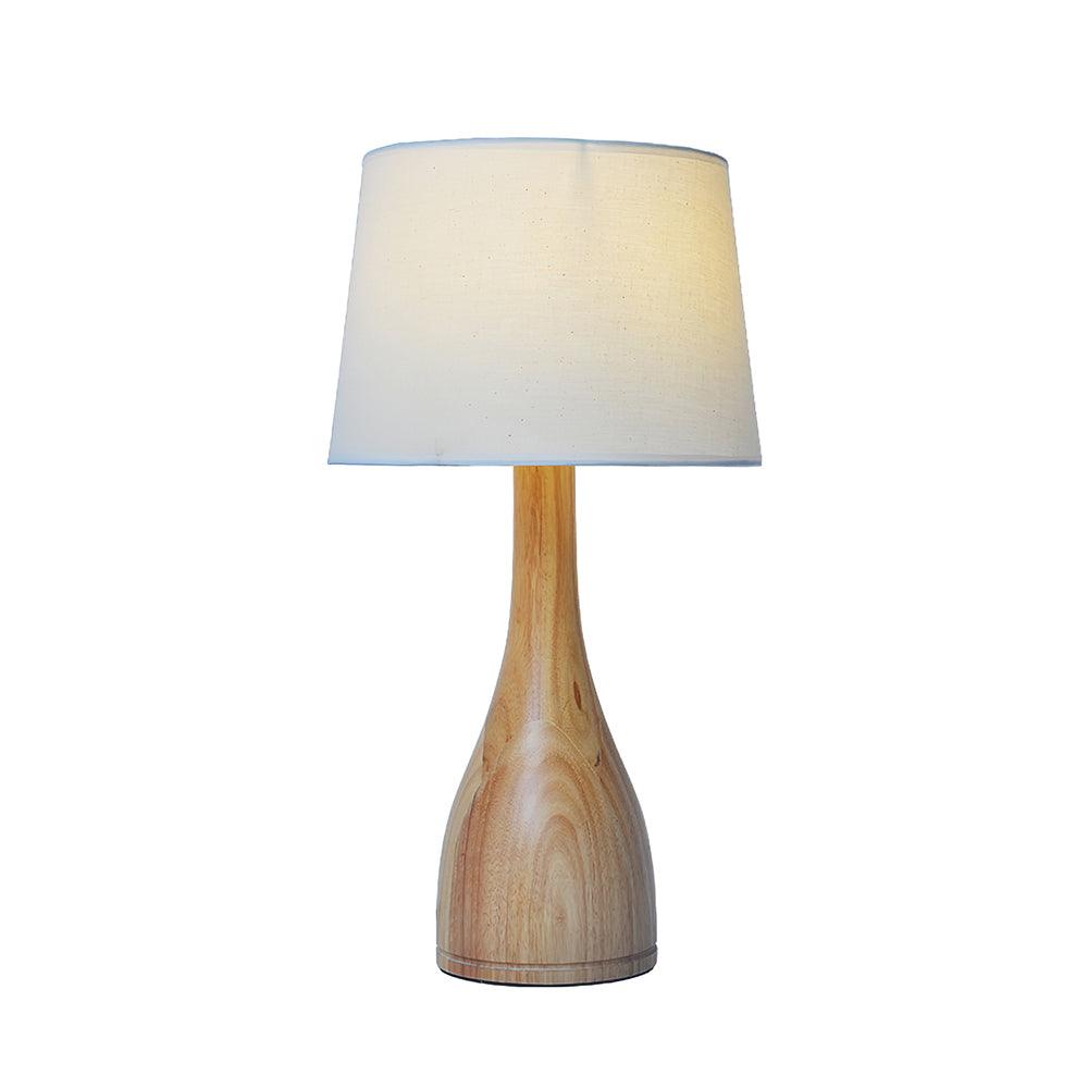 Aldalina Drift Wooden Vase Table Lamp
