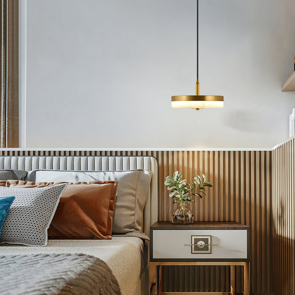 Avenivette Alabaster Pendant Light