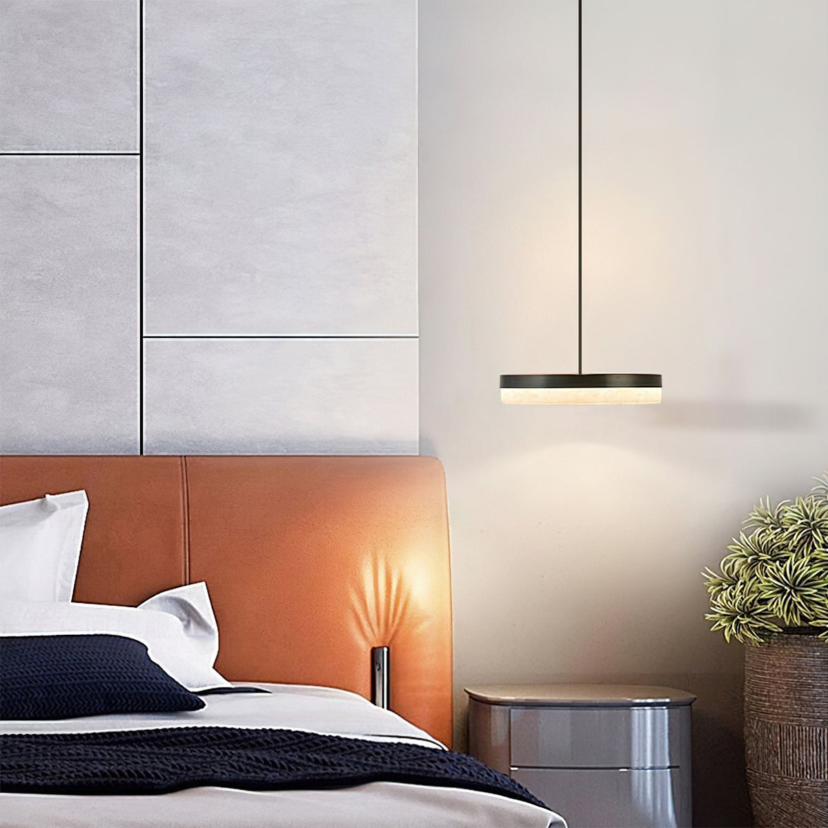 Avenivette Alabaster Pendant Light