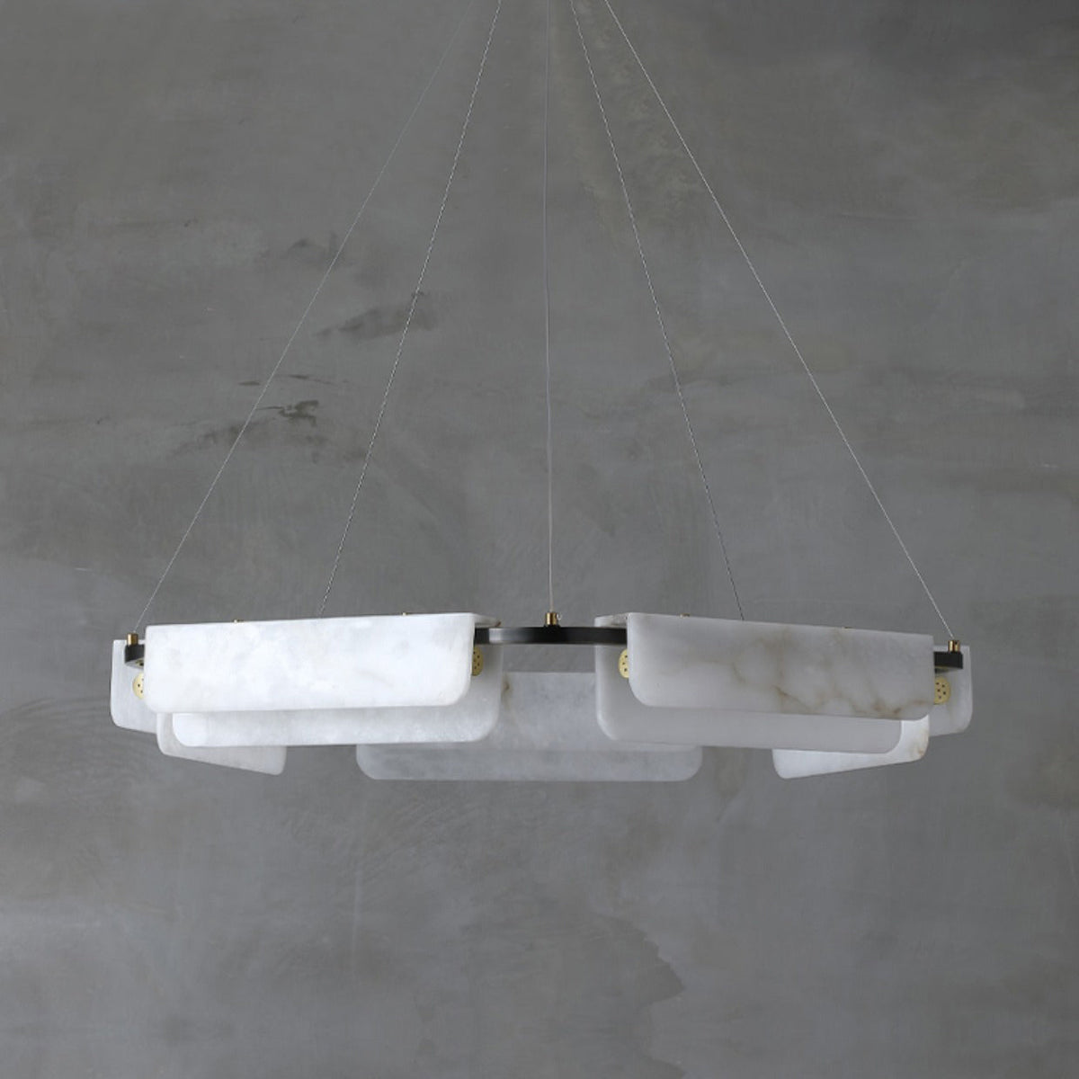 Eiruine Postmodern Luxury Alabaster Chandelier