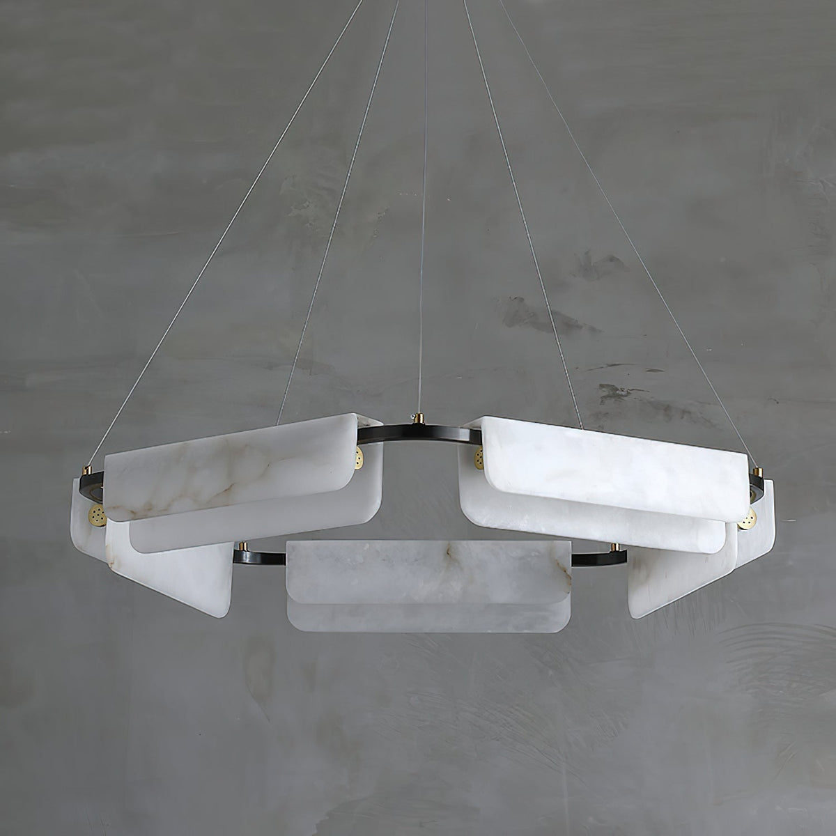 Eiruine Postmodern Luxury Alabaster Chandelier