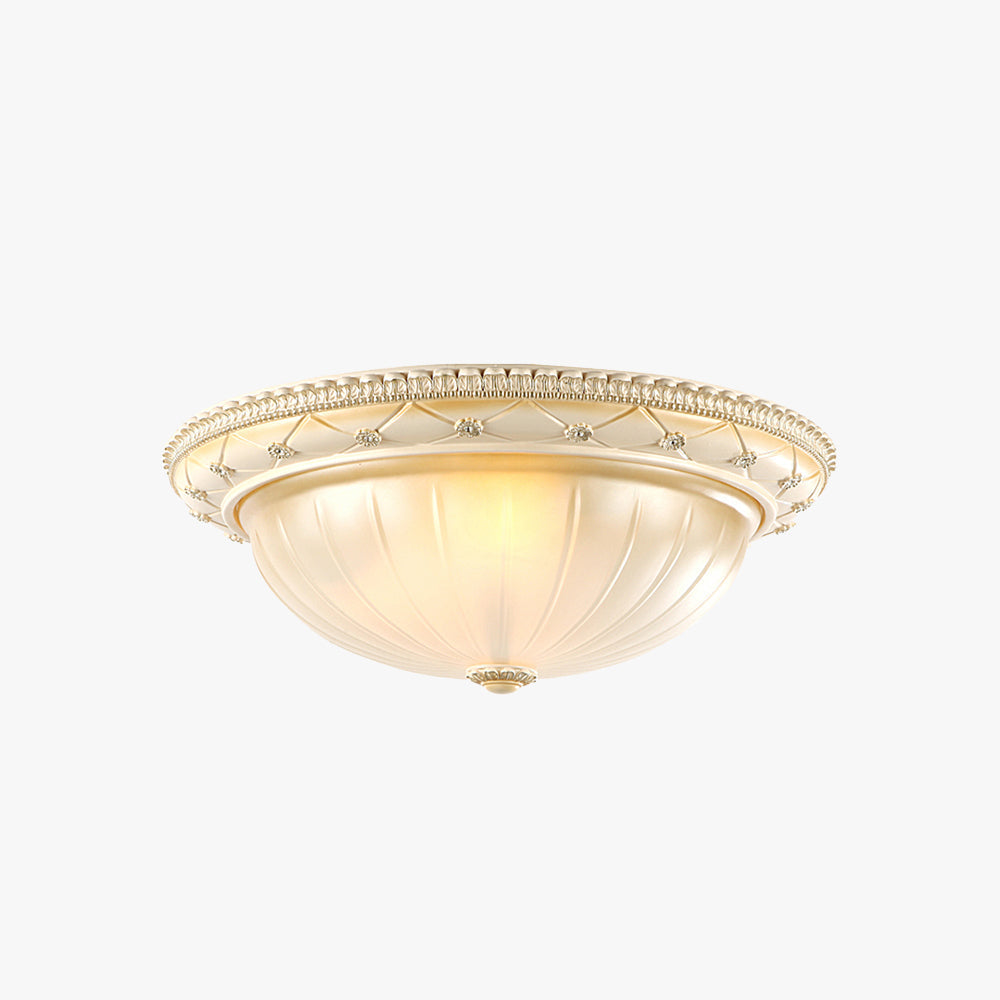 Nokelanu Minimalist Flush Mount Ceiling Light Resin Living Room
