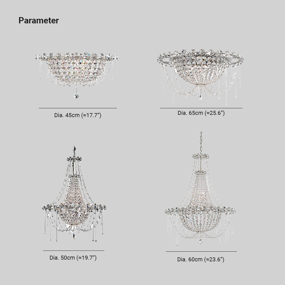 Vodurimu Chandelier Italian Crystal
