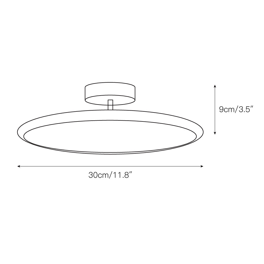 Ciranian Green Ceiling Lamp