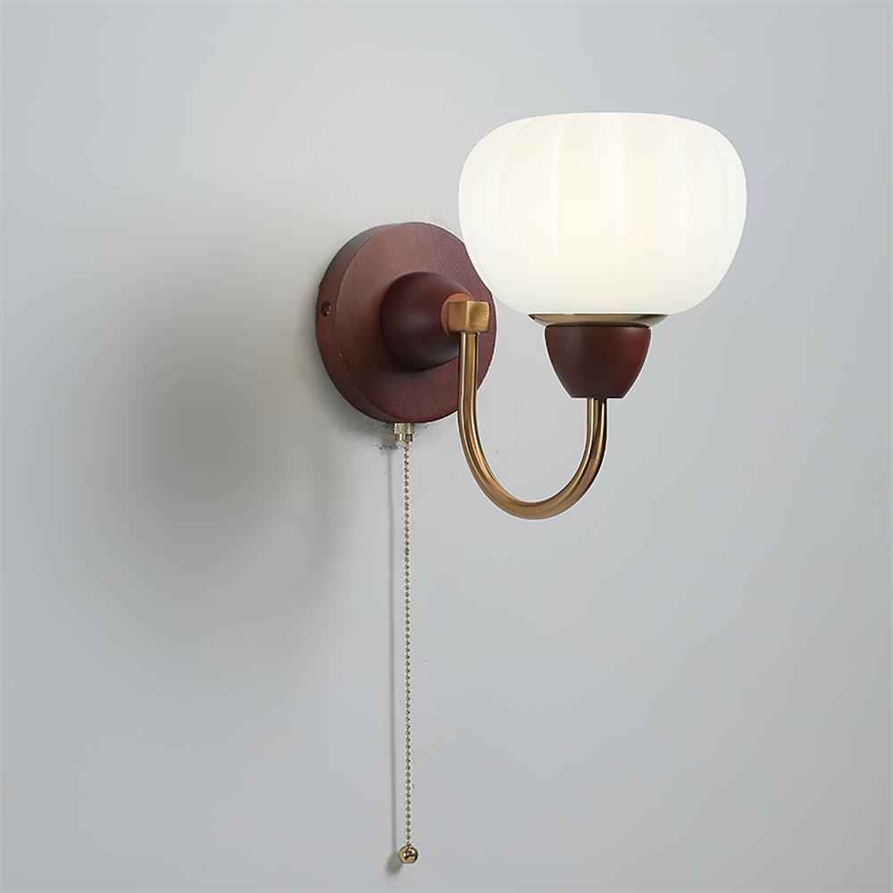 Rinielia Wooden Wall Lamp