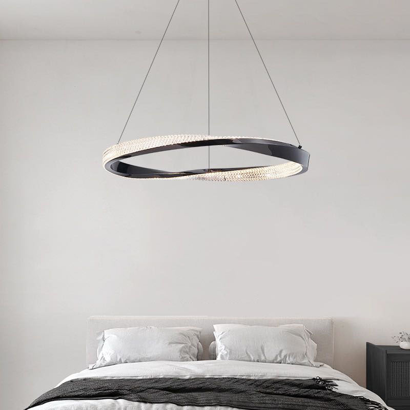 Cilavul Pendant Light, Aluminium & Arcylic, 1/2 Rings, 2 Color