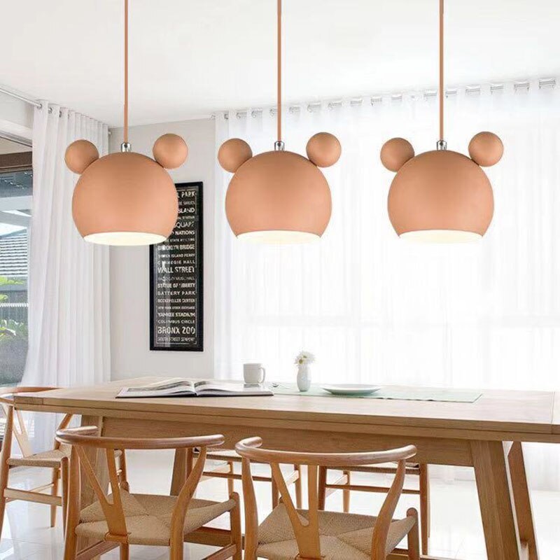 Jakerur Mouse Head Pendant Light, 5 Colour