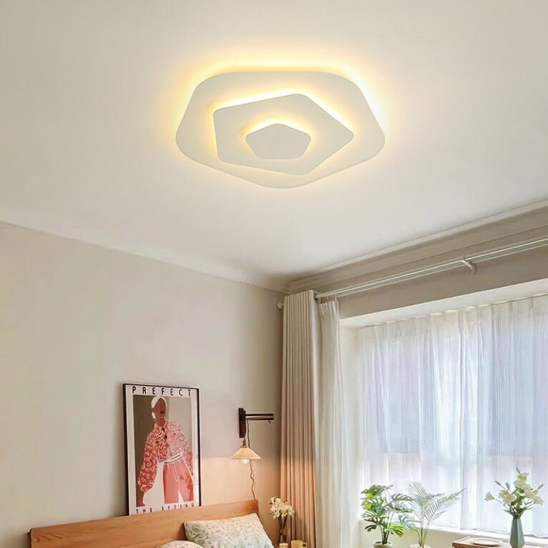 Marvion Ceiling Light White Floral Contemporary-Relic Pieces