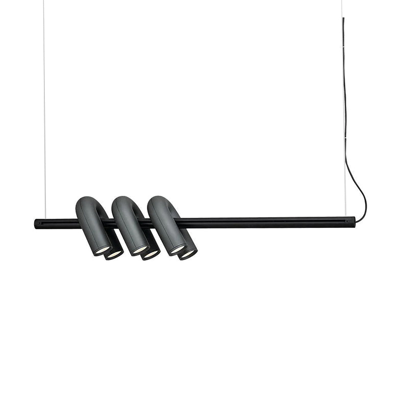 Gikumem Modern Pendant Light Linear With 3 U-Shaped Light