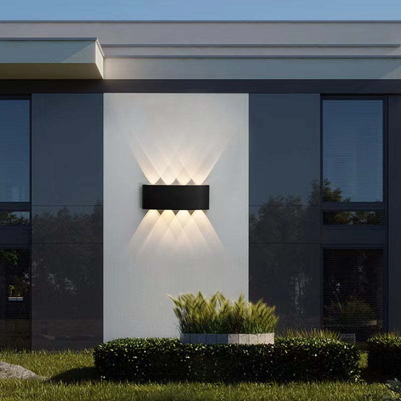 Nirex Wall Lamp Modern Rectangular Outdoor Water-wave-Relic Pieces