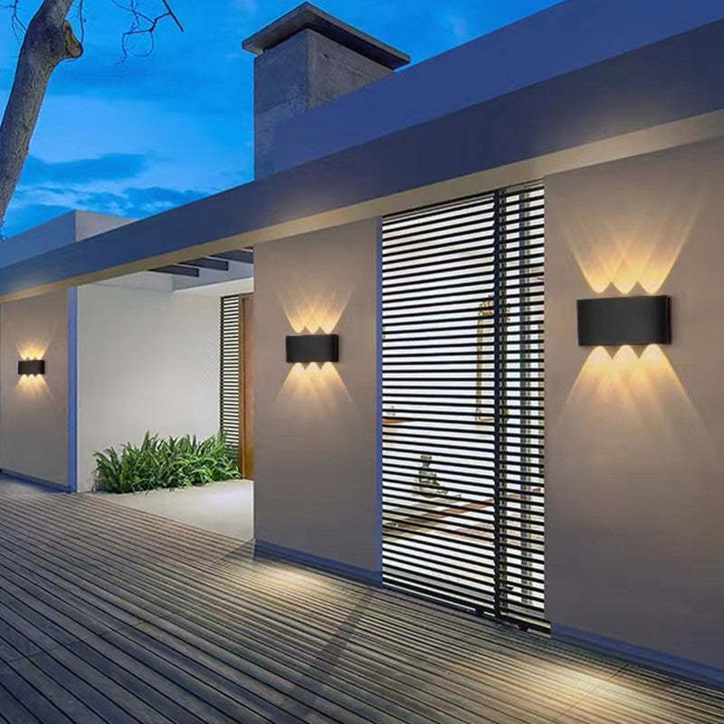 Nirex Wall Lamp Modern Rectangular Outdoor Water-wave-Relic Pieces