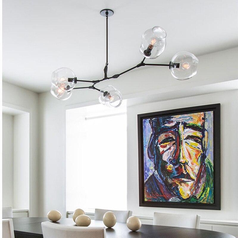 Zerin Nordic Modern Glass Pendant Light Clear Bubble-Relic Pieces
