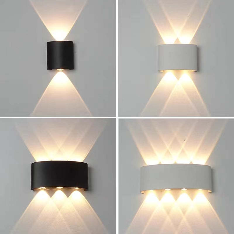 Nirex Wall Lamp Modern Rectangular Outdoor Water-wave-Relic Pieces