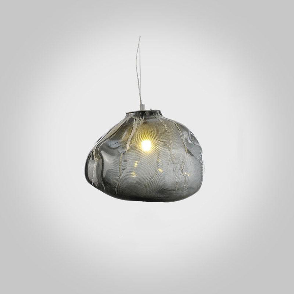 Colopuk Minimalist Spherical Glass Pendant Light, 3 Colour