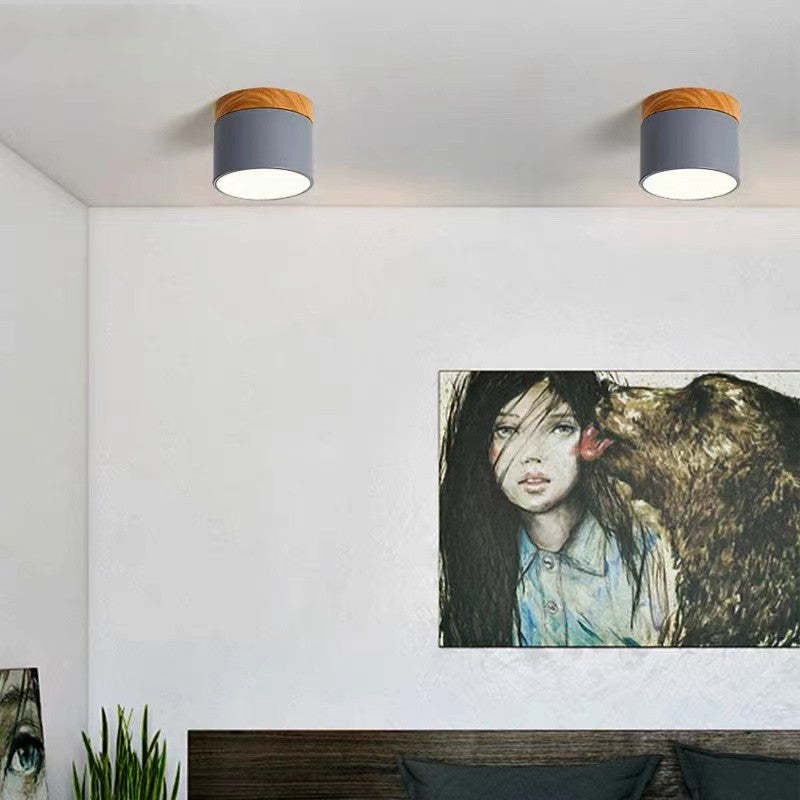 Luxin Cylindrical Flush Mount Ceiling Light-Relic Pieces