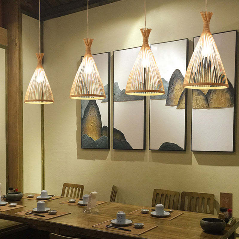 Cuditut Pendant Light Rattan Modern, Hand-woven, Hotels