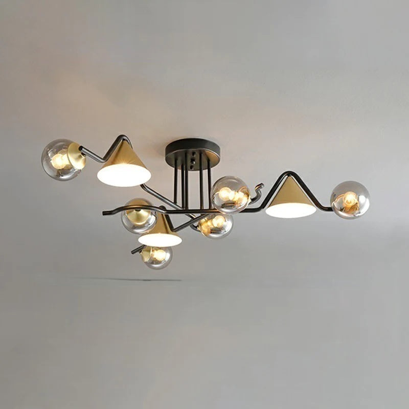Pekulus Design LED Flush Mount Ceiling Light Bedroom/Living Room