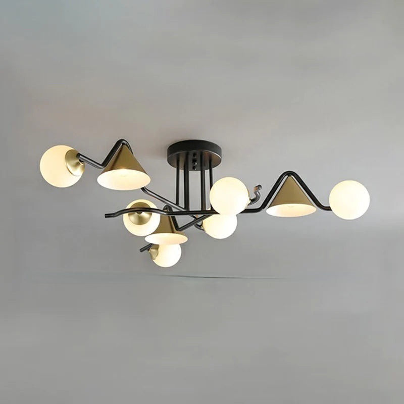 Pekulus Design LED Flush Mount Ceiling Light Bedroom/Living Room
