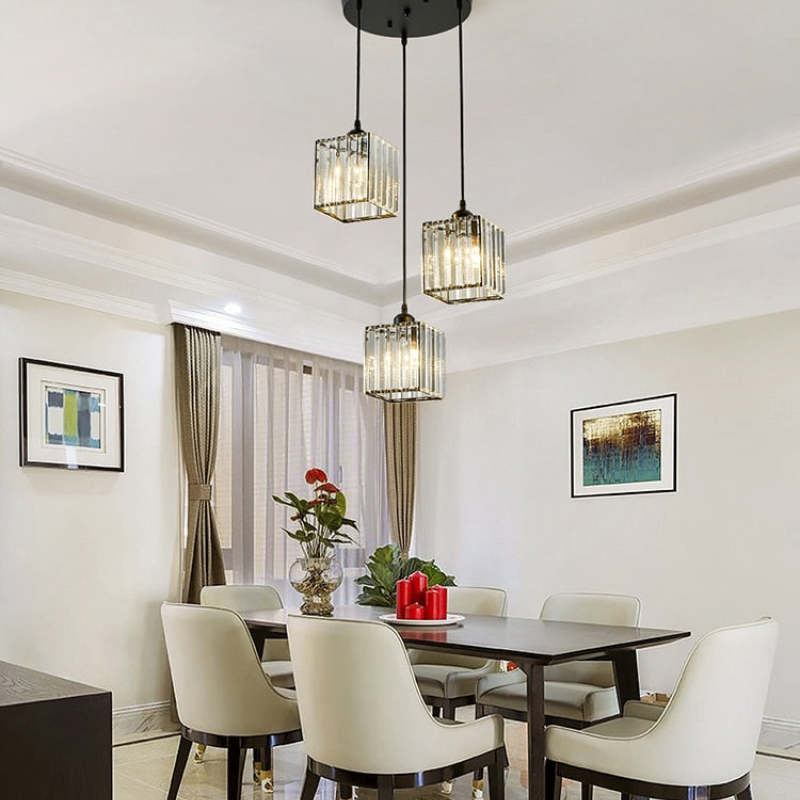 Maruvo Pendant Light Modern Cluster Cylinder Glass-Relic Pieces