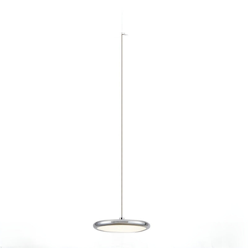 Sidarat Modern Minimalist Pendant Light Red Black Silver Metal Bedroom