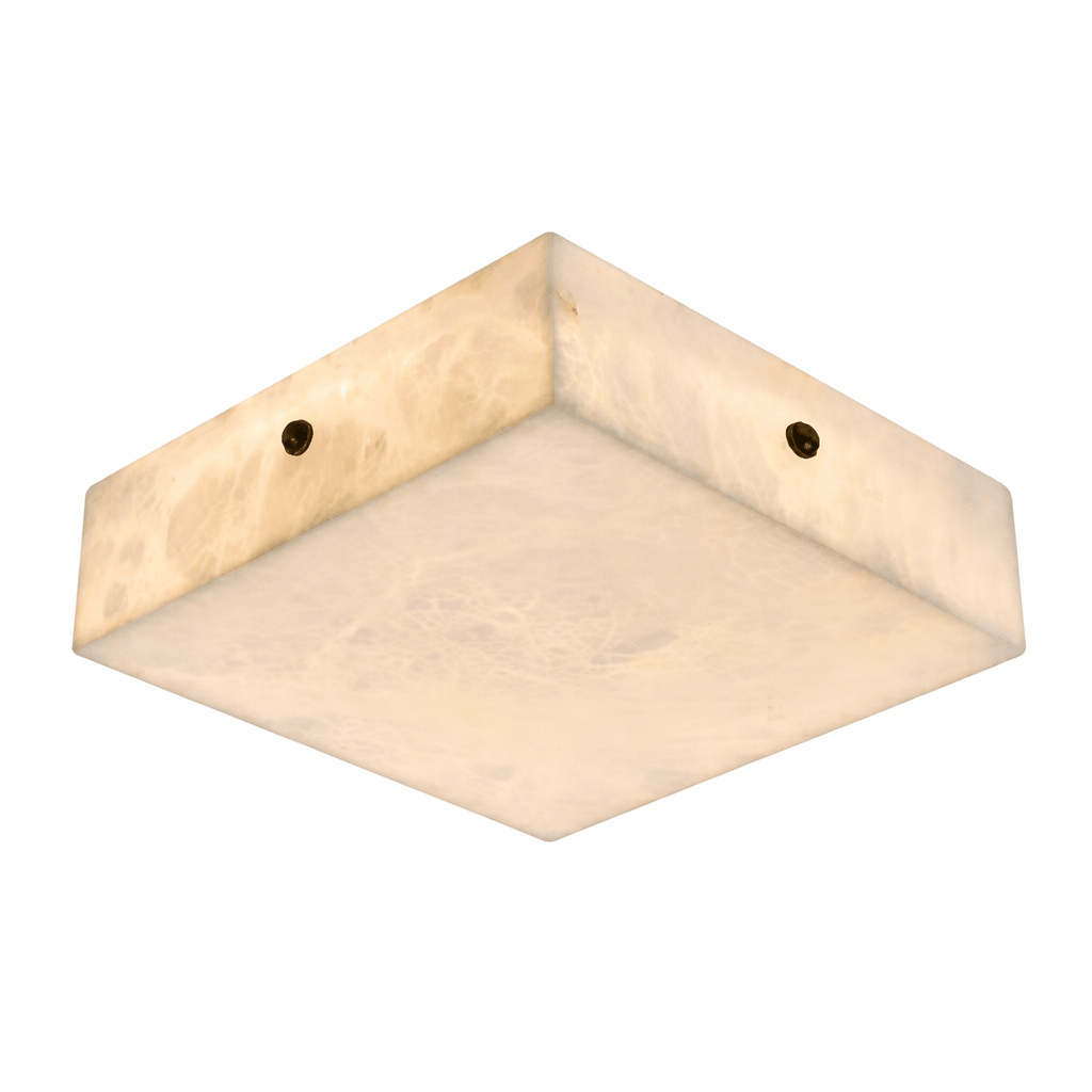 Mirelith Alabaster Square Ceiling Lamp
