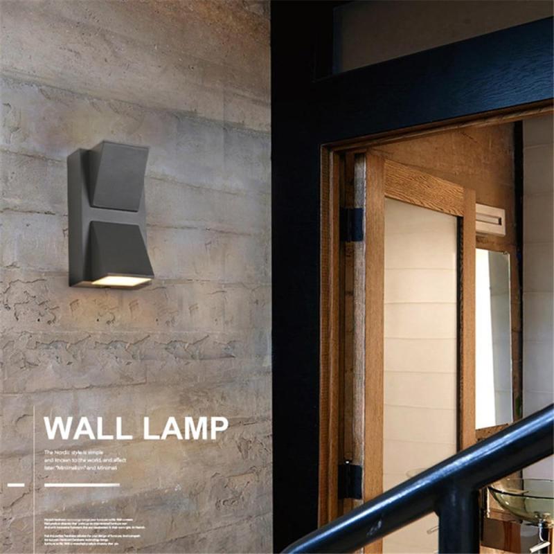 Terin Modern Black LED Outdoor Wall Lamp-Relic Pieces