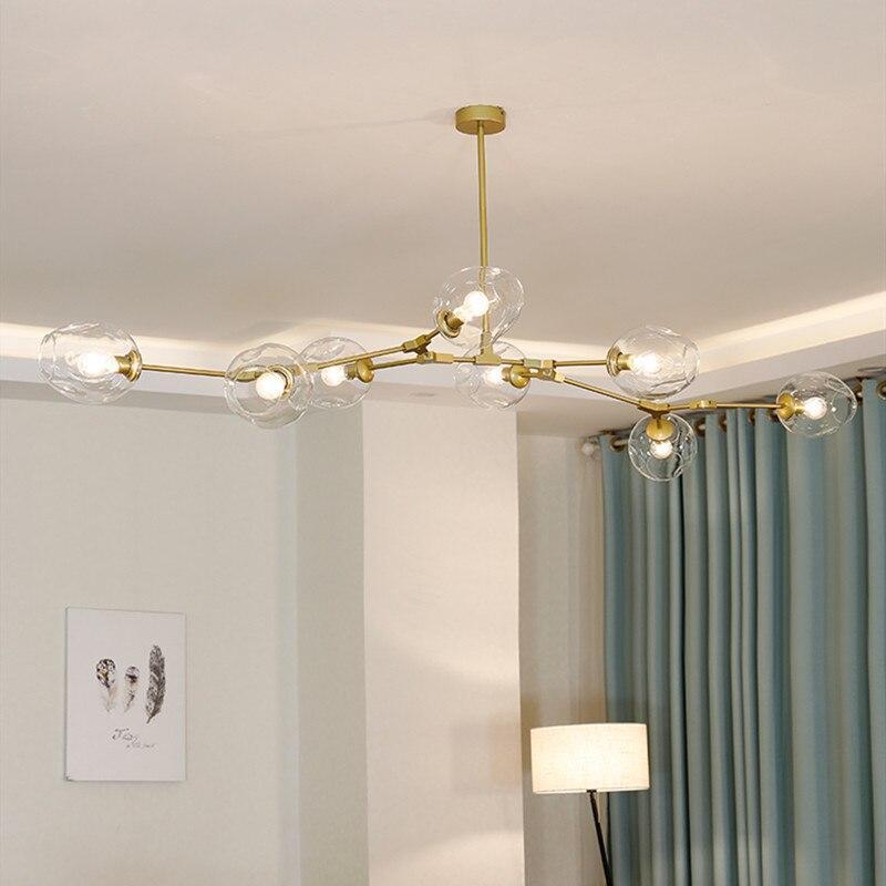 Zerin Nordic Modern Glass Pendant Light Clear Bubble-Relic Pieces