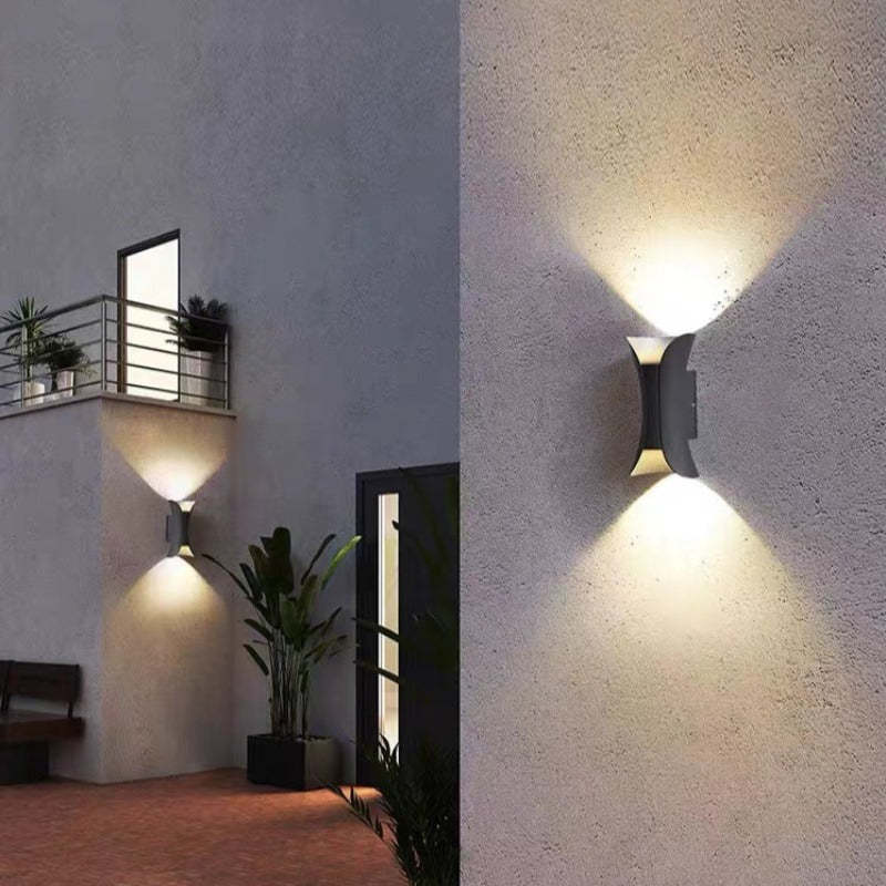 Calyxor Wall Lamp Curved Outdoor Wall Mounted LED-Relic Pieces