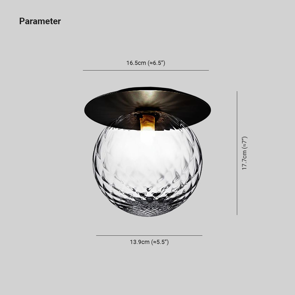 Arvion Wall Lamp Chic Sphere Glass-Relic Pieces