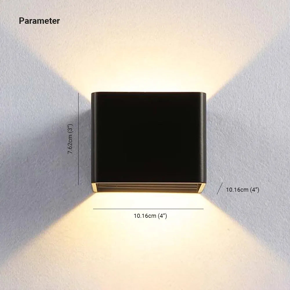 Kumadut Indoor Wall Lamp Square Colorful